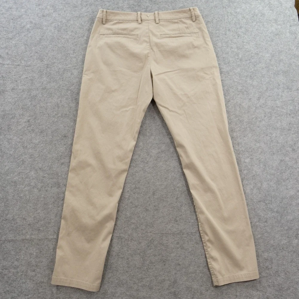 Birddogs Boom Boomstick Pants Beige Chino Flat Front Golf Mid Rise